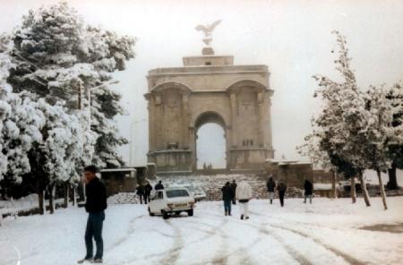 la neige et ma ville